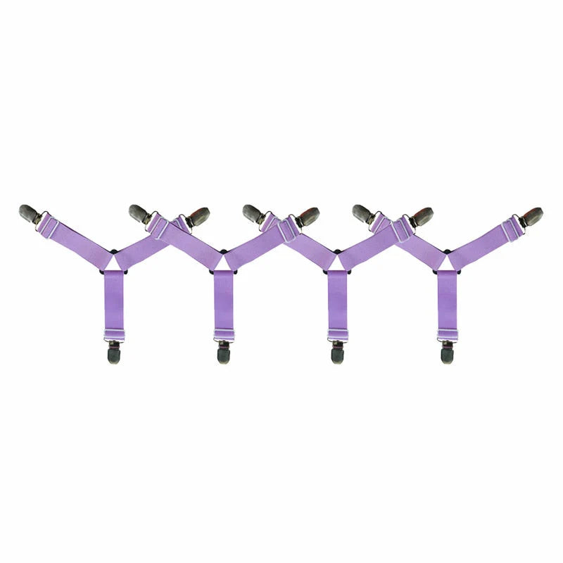 Lot de 4 Attaches Anti Glisse Drap de Dessous
