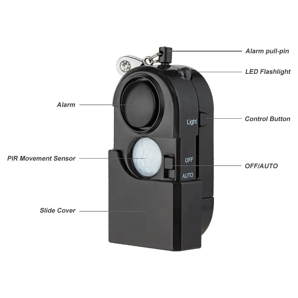 Alarme Portable avec Détecteur de Mouvement – 120dB