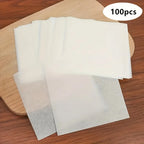 Lot de 100 Feuilles de Papier Cuisson Antiadhésif Épais – Pour Hamburgers, Biscuits, Pâtisseries & Emballage Alimentaire