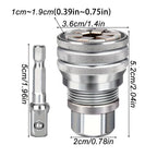 Clé à Douille Universelle Réglable 10–19 mm – Cliquet Multifonction avec Tige – Kit 2 Pièces