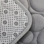 Set de 3 tapis de salle de bain WC absorbants antidérapants