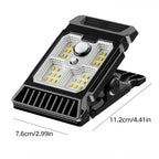 Lot de 4 Lampes Solaires à Clip à Détection de Mouvement
