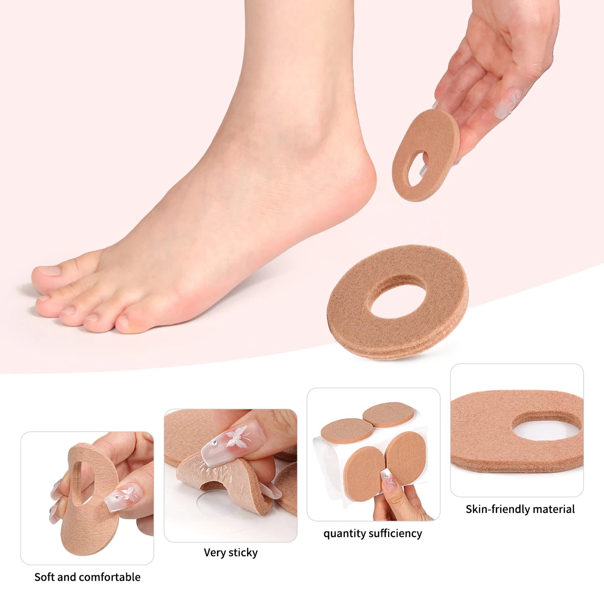 Lot de 36 Pansements Coussinets pour Verrues & Cors des Pieds