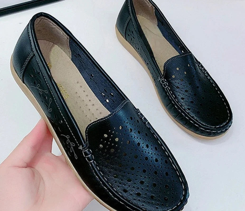 Mocassins Respirants Confort Souple Femme