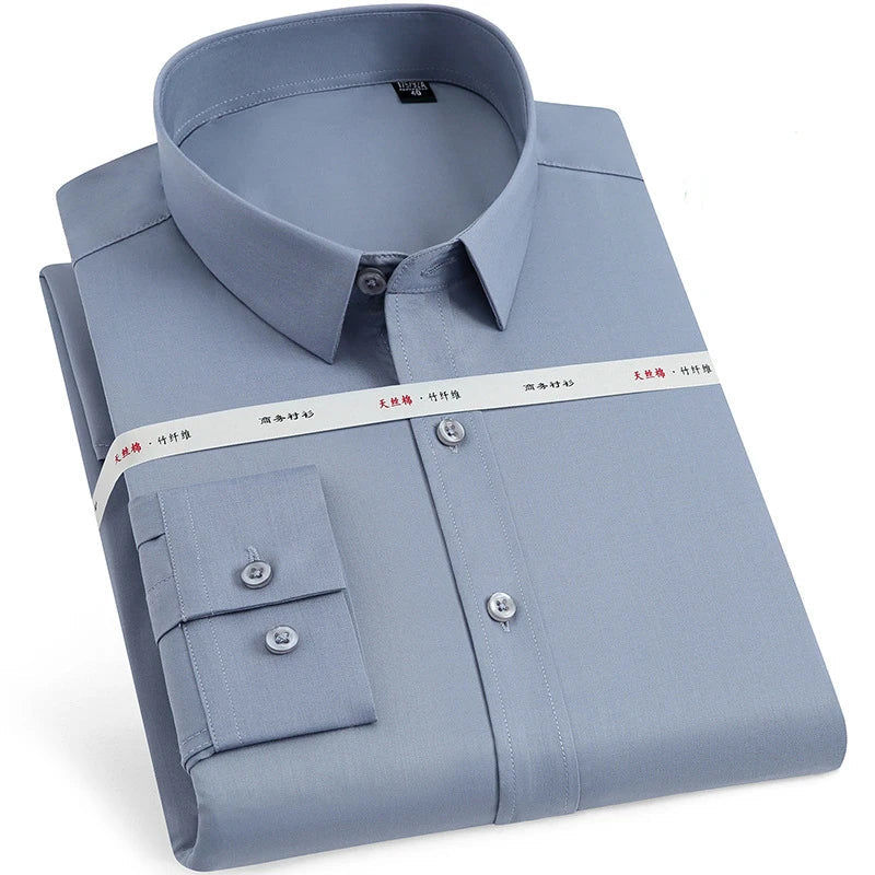 Chemise infroissable en fibre de bambou pour Homme - 62917FR