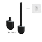 Kit Brosse de Toilette Silicone Souple + Brosse de Nettoyage