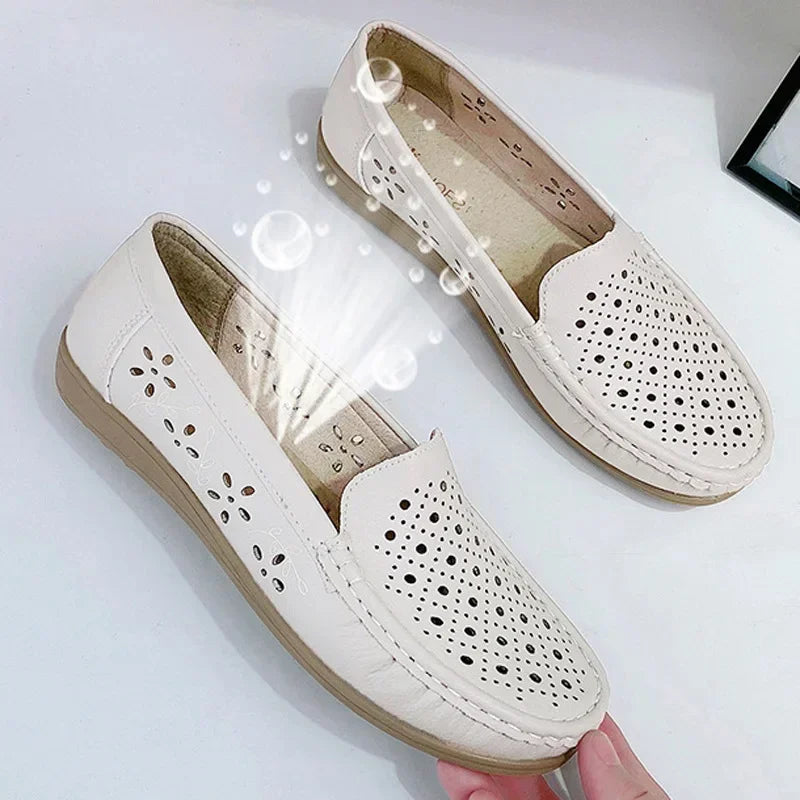 Mocassins Respirants Confort Souple Femme