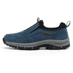 Chaussures de randonnée à enfiler en Cuir suède respirant
