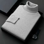 Pull à col roulé vintage pour hommes
