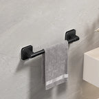 Barre Porte-Serviettes Auto-Adhésive – Noir Mat