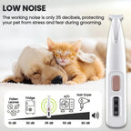 Mini Tondeuse de Toilettage pour Chat & Chien – Rechargeable USB, Silencieuse & Précise – Pour Pattes et Zones Sensibles
