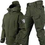 Ensemble Veste et Pantalon Militaire imperméable + Ceinture tactique OFFERTE