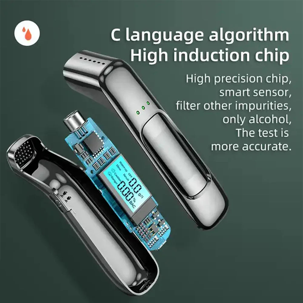 Mini Alcootest Hygiénique sans contact - Résultat EXPRESS