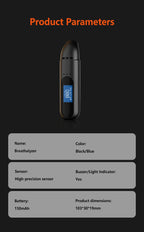 Alcootest Numérique Portable Haute Précision Écran LCD - Sécurité Routière