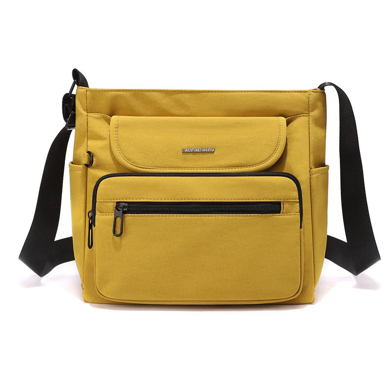 Sac à Main Femme en Nylon Léger – Grande Capacité, Multi-Compartiments, Bandoulière & Voyage