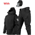Ensemble Veste et Pantalon Militaire imperméable + Ceinture tactique OFFERTE