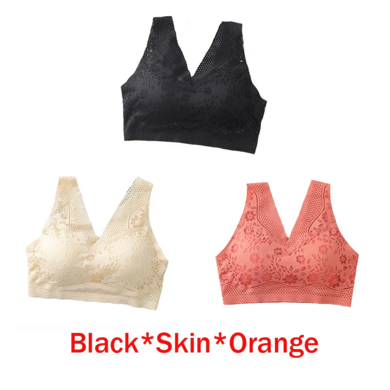 3-Pack Seamless Bras Excellent Support