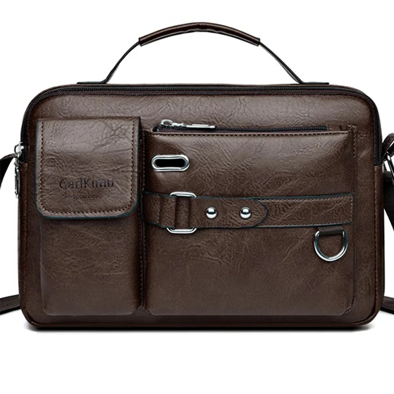 Sac Bandoulière à Multi-Poches en Cuir PU