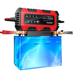 Chargeur de Batterie Intelligent 6V/12V 1,5A – Mainteneur de Charge pour Voiture, Moto, Camion et Bateau