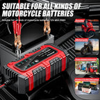 Chargeur de Batterie Intelligent 6V/12V 1,5A – Mainteneur de Charge pour Voiture, Moto, Camion et Bateau