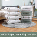 Sac Sous Vide de Compression Cubique pour Stockage de Vêtements ou Couettes