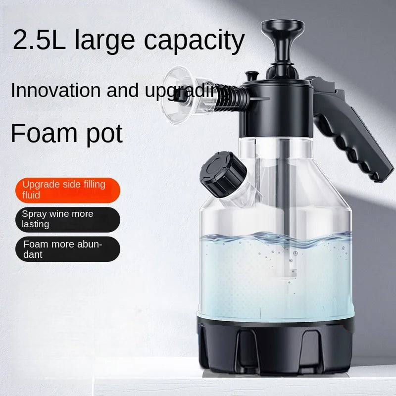 Pulvérisateur de Mousse à Pompe Manuelle 2,5L - 3 Types de buse OFFERTES