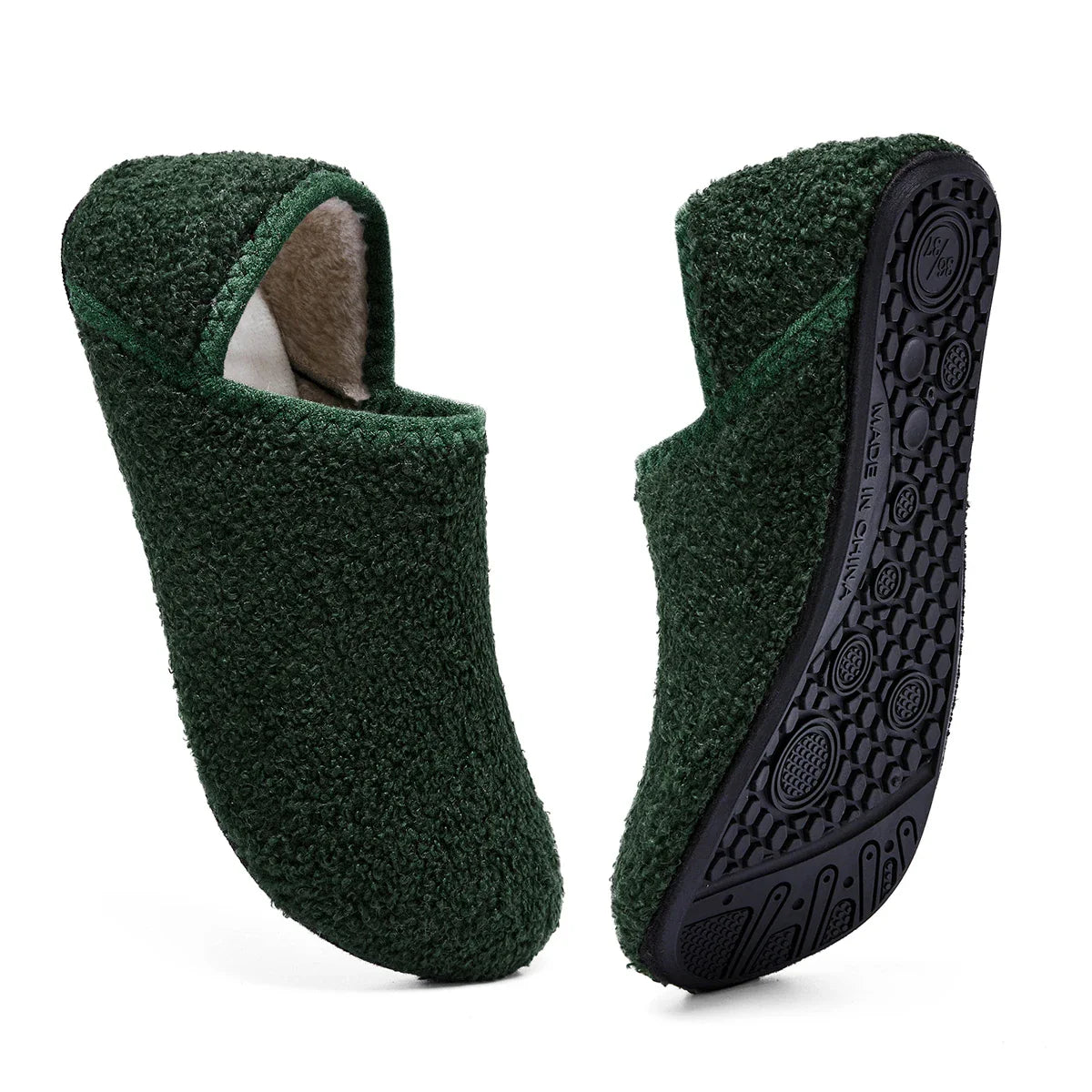 Pantoufles Chaudes en Coton Antidérapantes Hiver