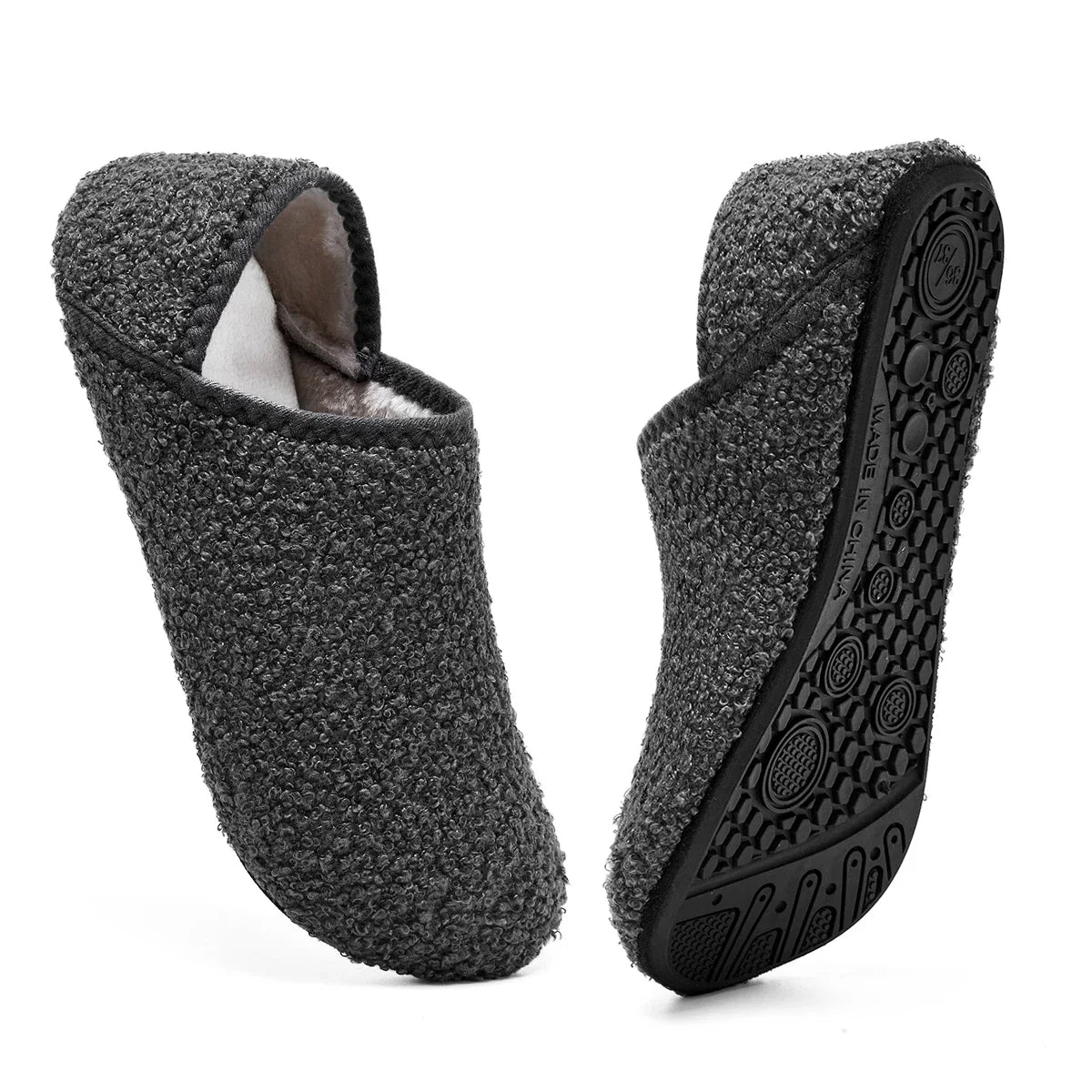 Pantoufles Chaudes en Coton Antidérapantes Hiver
