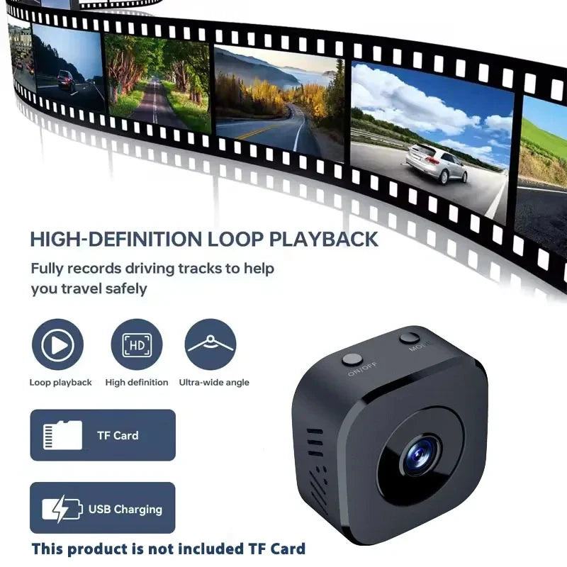 Mini Caméra Intelligente – Vision Nocturne & Détection