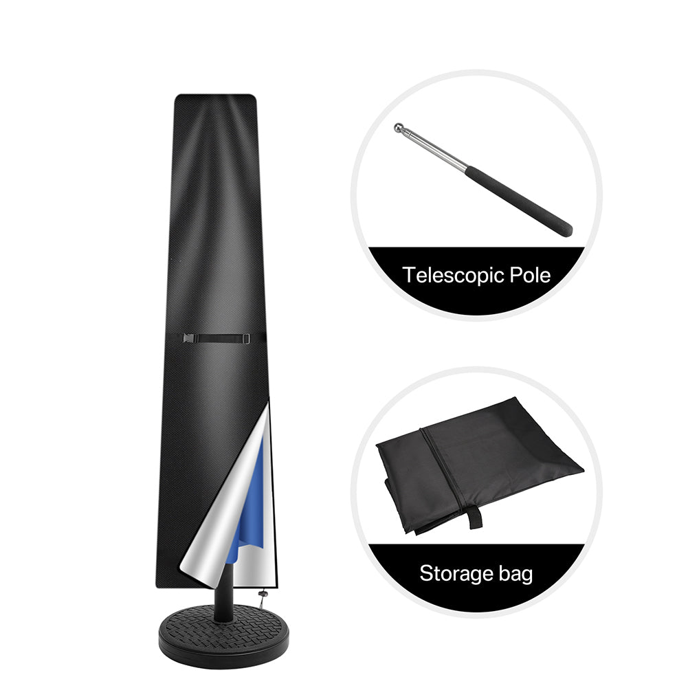 Housse de parasol droit 170cm / Noir,Housse de parasol droit 190 cm / Noir