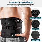 Ceinture de soutien lombaire et correction du bassin réglable