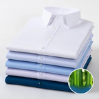 Chemise infroissable en fibre de bambou pour Homme - 62917FR