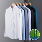 Chemise infroissable en fibre de bambou pour Homme - 62917FR