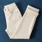Jean Thermique Coupe Droite Taille Haute - Femme
