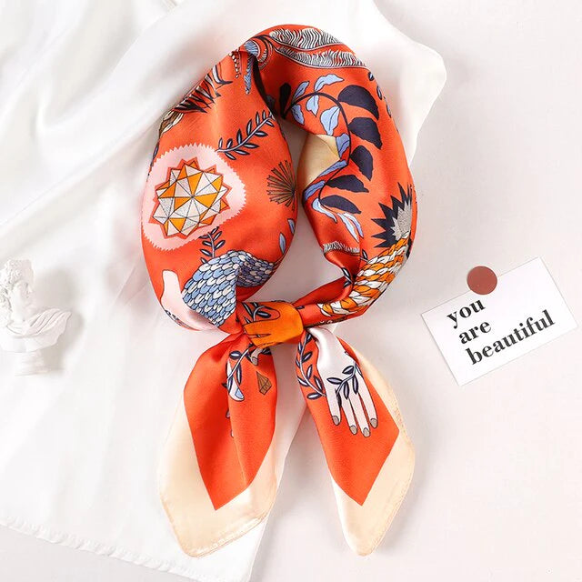 Foulard en soie - Différents imprimés