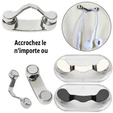 Lot de 4 portes lunettes magnétiques