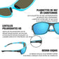 Lunettes de soleil de sport avec verres polarisants anti-reflets