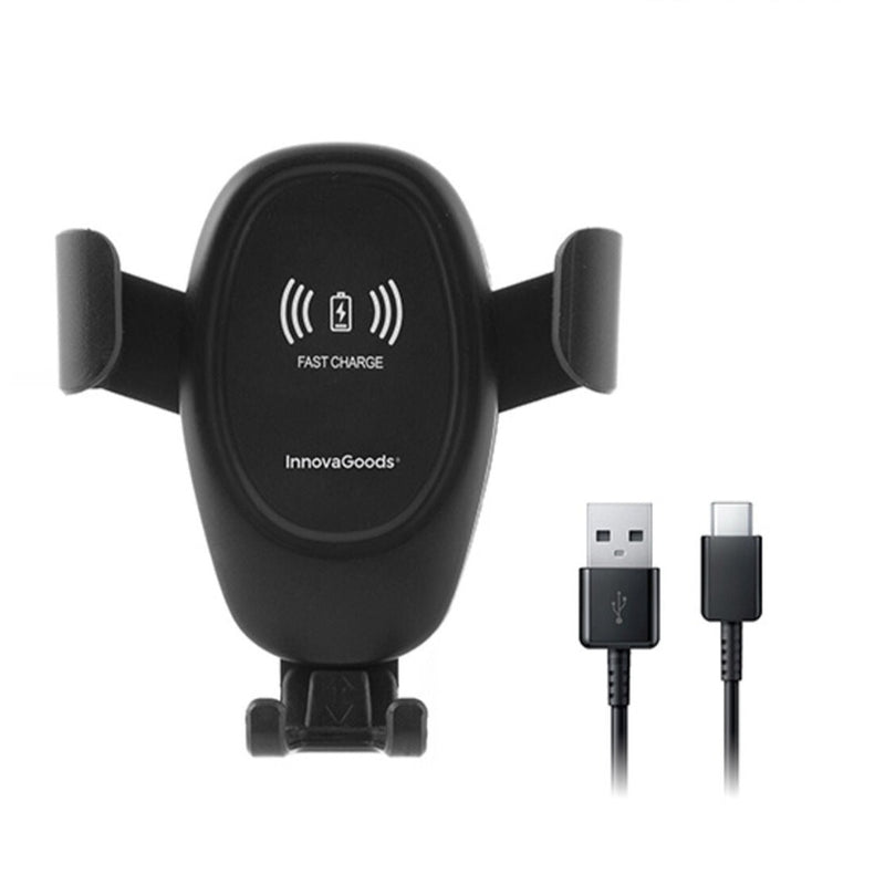 Support pour téléphone portable avec chargeur de voiture sans fil