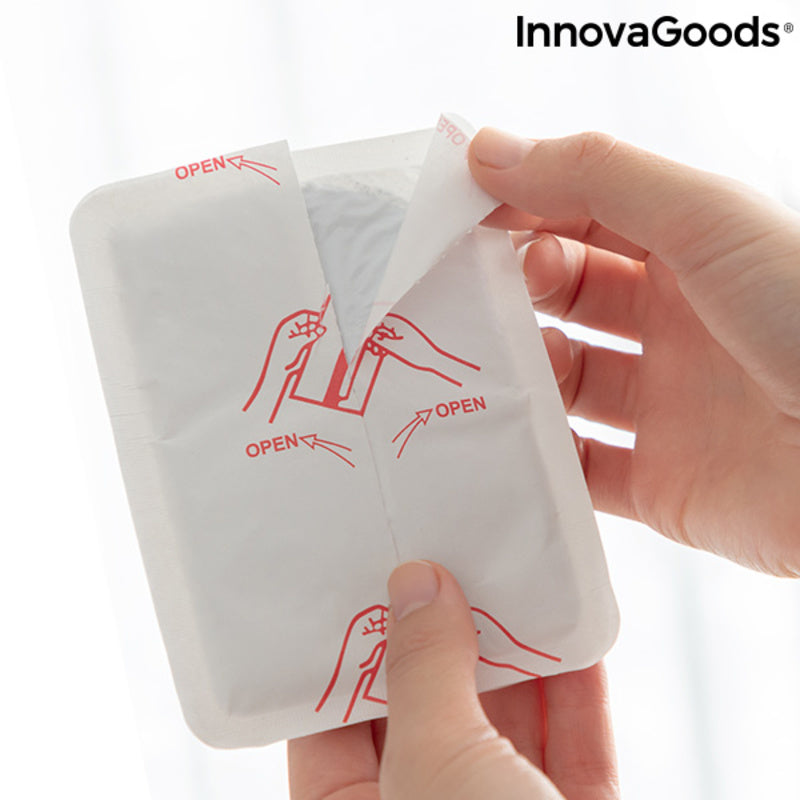 patches chauffants corporels adhésifs Hotpads InnovaGoods (Pack de 4)