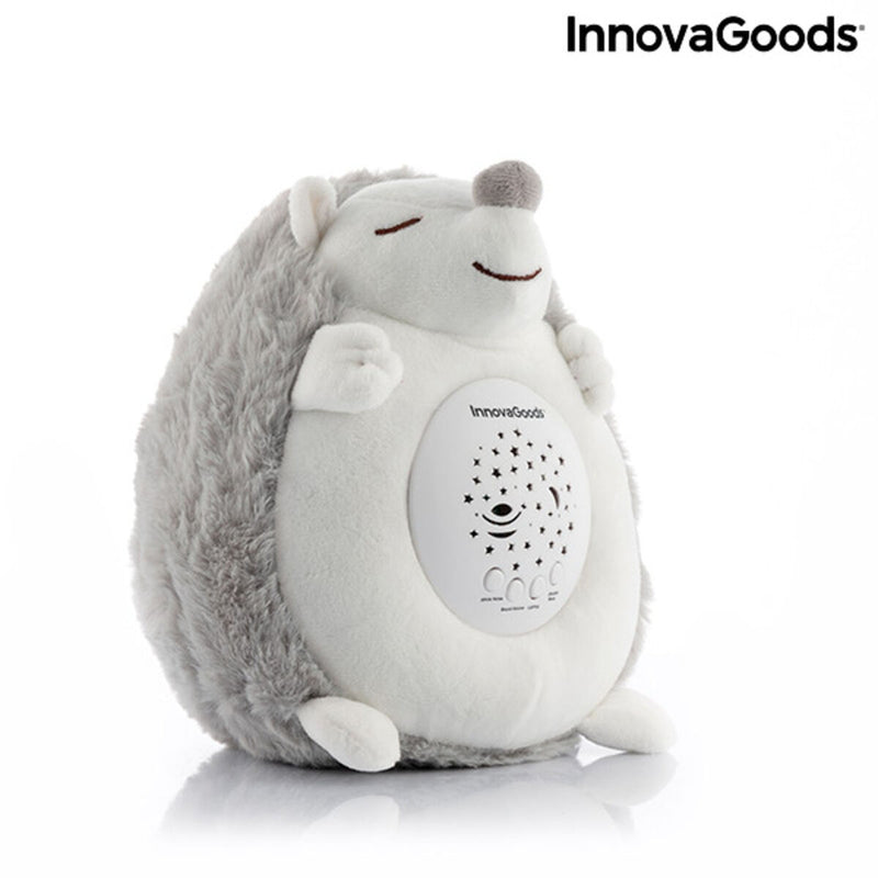 Hérisson en Peluche avec Bruit Blanc et Veilleuse Spikey InnovaGoods