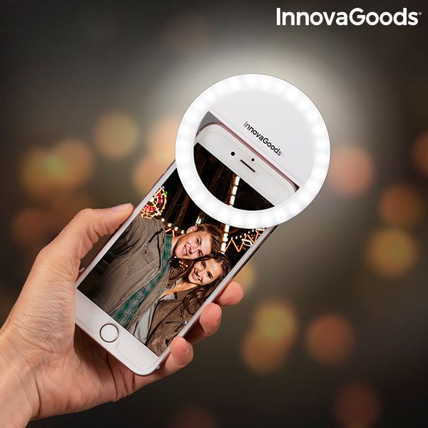 Anneau Lumineux pour Selfie Rechargeable Instahoop InnovaGoods