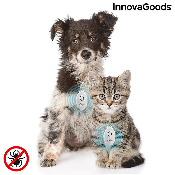 Répulsif Anti-nuisible à Ultrasons Rechargeables pour les Animaux de Compagnie PetRep InnovaGoods