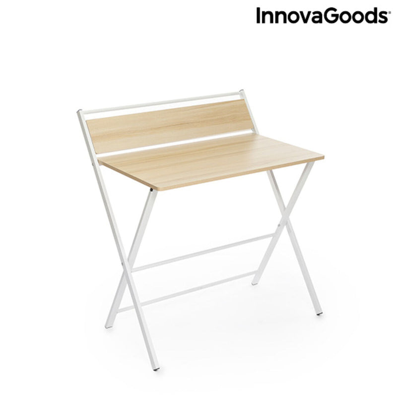 Bureau Pliable avec Étagère Tablezy InnovaGoods