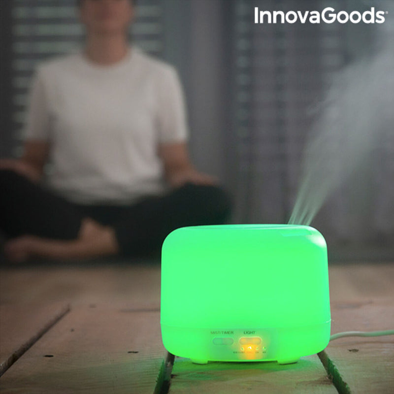 Humidificateur à Diffuseur d'Arômes avec LED Multicolore Steloured InnovaGoods