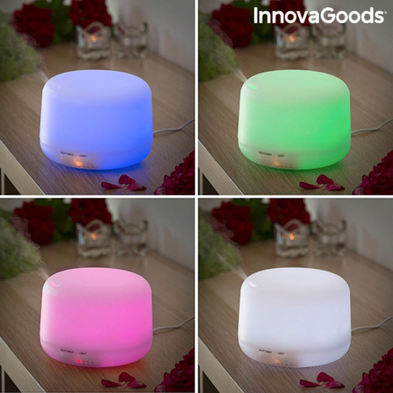 Humidificateur à Diffuseur d'Arômes avec LED Multicolore Steloured InnovaGoods