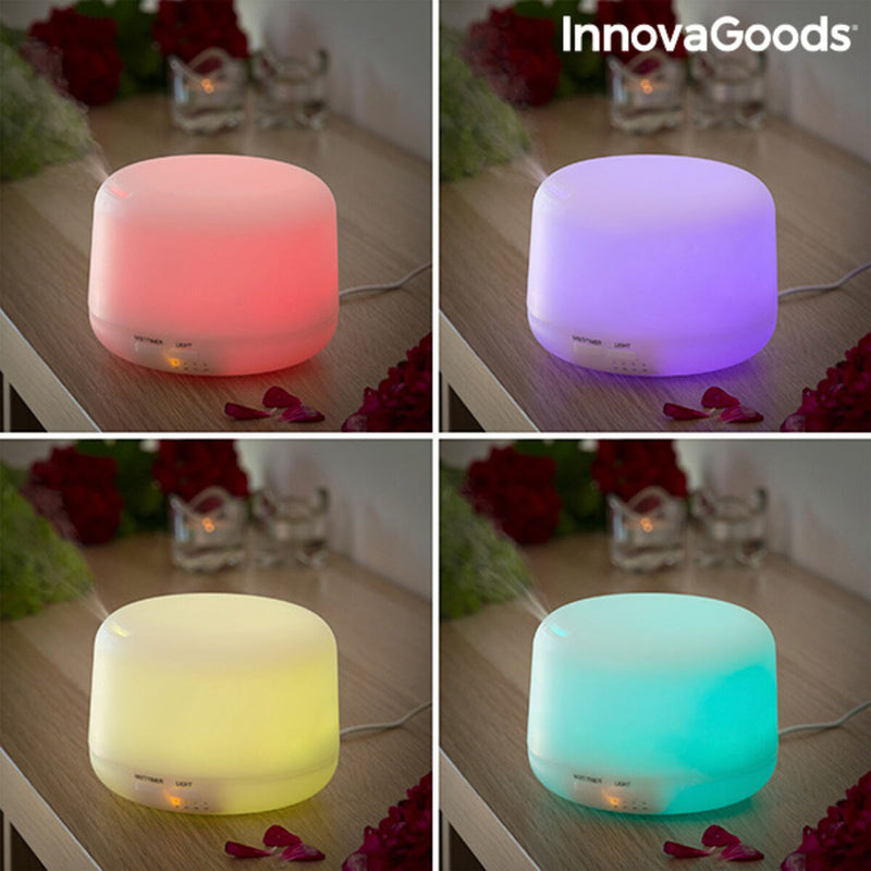 Humidificateur à Diffuseur d'Arômes avec LED Multicolore Steloured InnovaGoods