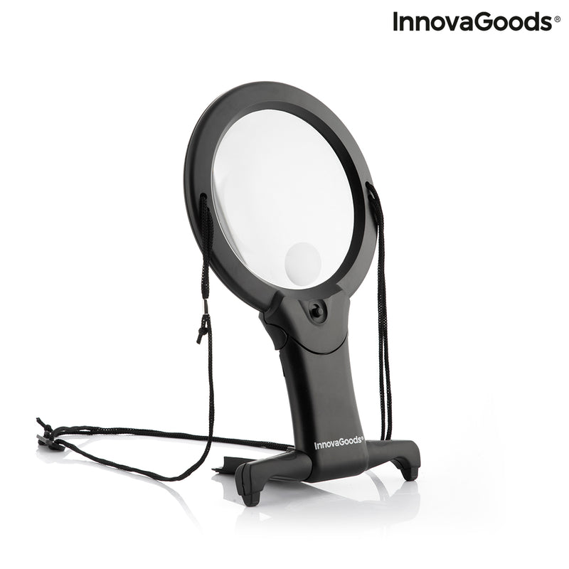 Loupe Mains Libres avec Voyant LED Zooled InnovaGoods