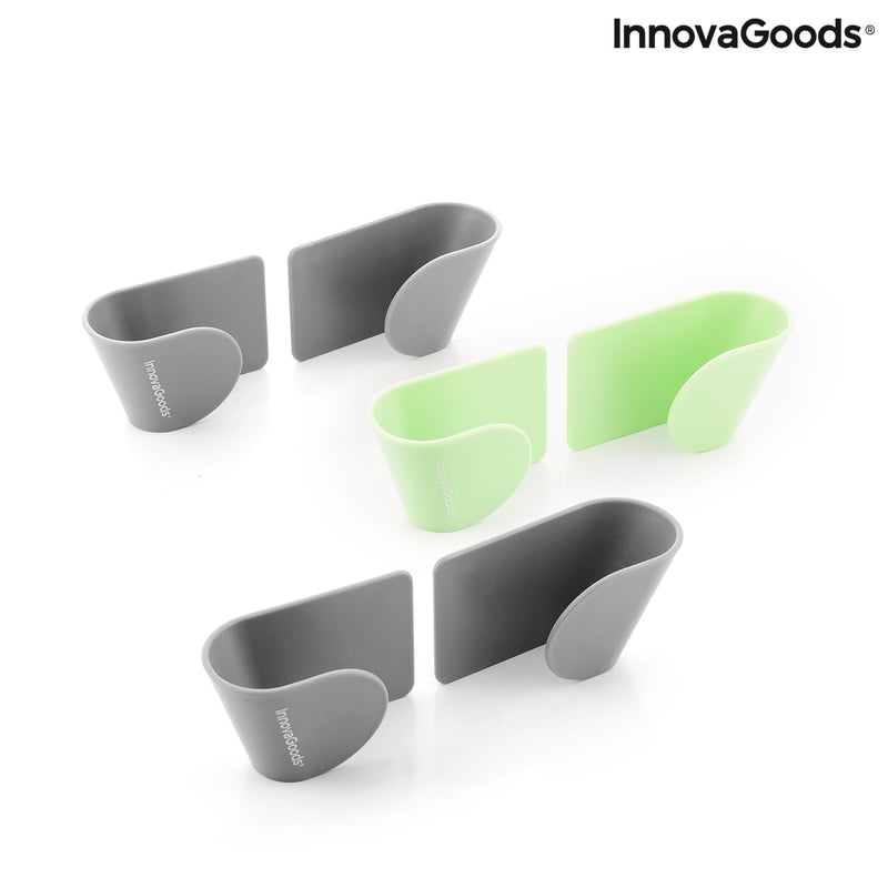 Set de 3 Supports Mural Adhésif pour Couvercle de Cuisine Smarack InnovaGoods