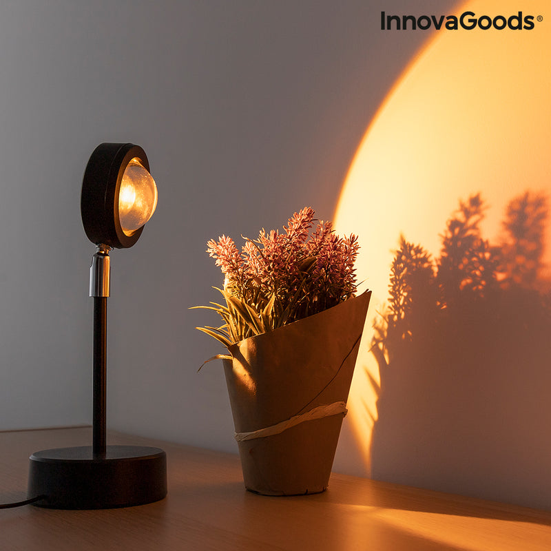 Lampe projecteur coucher de soleil