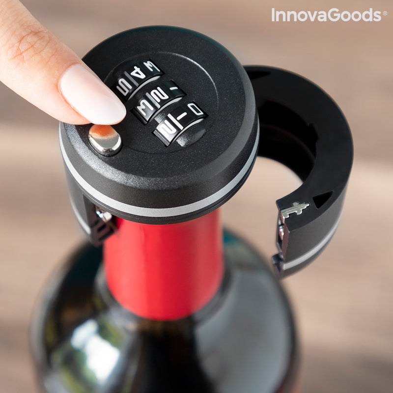 Serrure Bouchon pour Bouteilles de Vin Botlock InnovaGoods